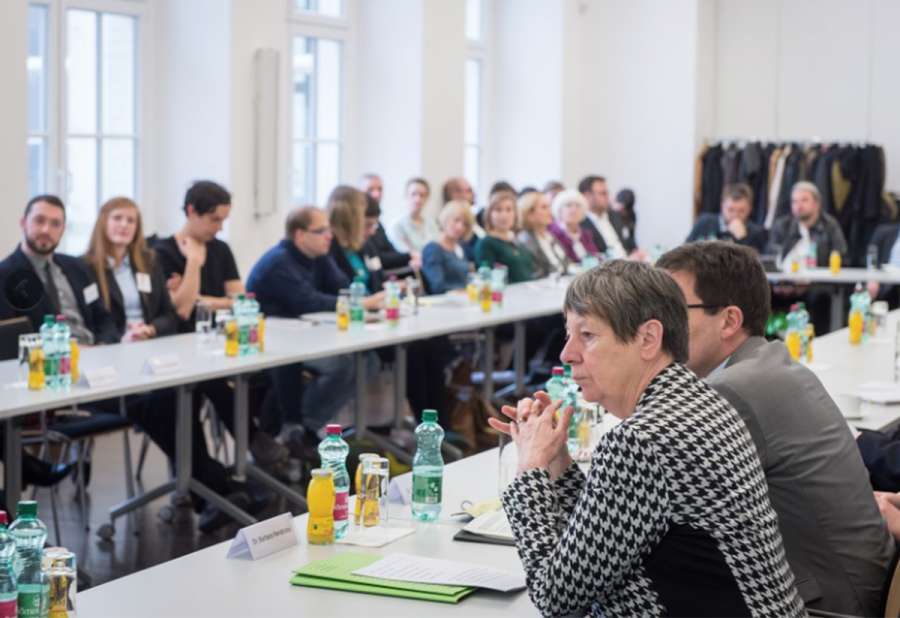 Die Vorstellung unserer Publikation „Wenn Stadt Bildung mitdenkt, dann …“, Fotografin: Regina Sablotny